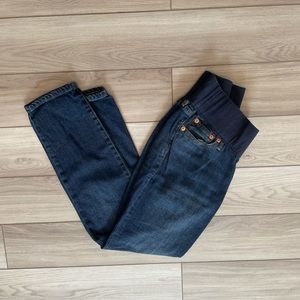 GAP Maternity Jeans Size 28 Girlfriend EUC